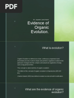 Evidence of Organic Evolution