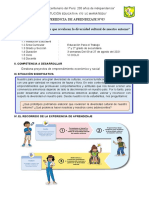 V EXPERIENCIA DE APRENDIZAJE EPT 1° y 2°grado