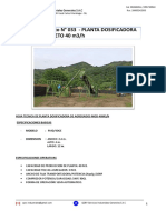 Presupuesto #033 - PLANTA DOSIFICADORA DE CONCRETO 40 m3