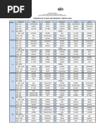 Horario Bachiller 2016