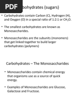 Carbohydrates Classification