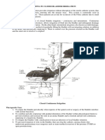 Closed Bladder Irrigation - Prodecure Manual