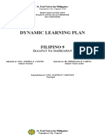 Dynamic Learning Plan: Filipino 9