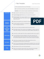 Google UX Design Certificate - UX Research Study Plan Template