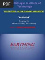 "Earthing": Eee (2110005) - Active Learning Assignment