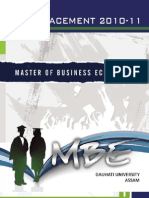 MBE Placement Brochure