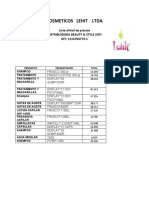 COSMETICOS LEHIT LTDA Putumayo