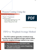 Process Costing Using The FIFO Method: Chapter 4 Supplement