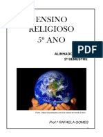 Ensino Religioso 5º ANO: Alinhado A BNCC 2º Semestre