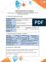 Guía de Actividades y Rúbrica de Evaluación - Fase 3 - Realizar Informes de Auditoria