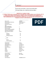 Sistema RNC DECLARACION JURADA