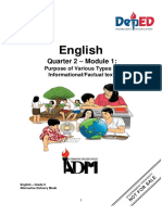 English: Quarter 2 - Module 1