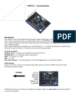 CMPS14 - Documentation: 3.3v-5v Sda/Tx SCL/RX Mode Factory Use 0v Ground