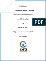 Bujías y Presión de Combustible 18300015