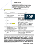 Tender Notice: DOWNLOADED BY