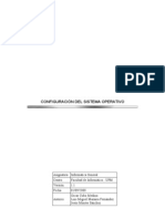 Configuración Del Sistema Operativo