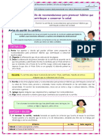 S21 - D3 - IV - Com-ELABORAMOS LA CARTILLA DE RECOMENDACIONES