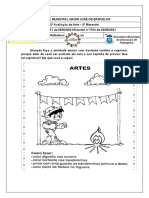 2 Avaliação de Arte - 2º Bimestre