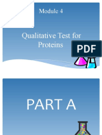 Qualitative Test For Proteins