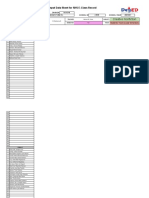 Creative Nonfiction: Input Data Sheet For SHS E-Class Record