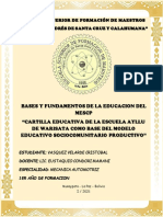 Cartilla Educativa de Bases y Fundamentos