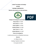 La Delincuencia Juvenil en La República Dominicana... 1