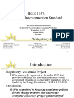 IEEE 1547: The DG Interconnection Standard: The Regulatory Assistance Project