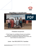 Draft1 Du Rapport de L'évaluation À Mi-Parcours Du Projet UE-REPAC DCA - RCA