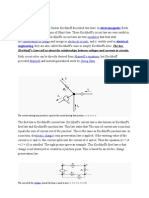 Introduction:-: Equalities Conservation of Charge Electrical Circuits