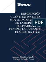 Alvarado y Cornieles Perret (2020) Descripción Cuantitativa de La Movilidad Humana en La República Bolivariana de Venezuela Durante El Siglo XX y XXI