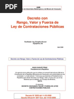 Analisis Articulado - Ley de Contrataciones Publicas (D.5929)