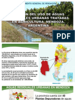 Gestión Del Uso de Aguas Residuales Urbanas Tratadas en Agricultura en Mendoza, Argentina