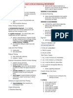 Logic and Critical Thinking REVIEWER