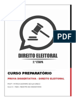 Aula 01 - Registro de Candidatura