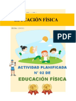 ACTIVIDAD #02 Secundaria 3º y 4º Educación Física