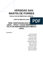 Responsabilidad Profesional Del Mdico