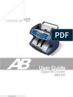 User Guide: Digital Bill Counter