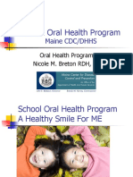 School Oral Health Program: Maine CDC/DHHS