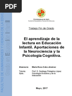 Aprendizaje de La Lectura Desde Neuroeciencia Tesina