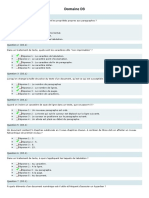 Domaine D3. Question 1 (D3.1) Dans Un Traitement de Texte, Quelles Sont Les Propriétés Propres Aux Paragraphes