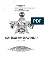 Course Curricula Under Skill Development Initiative Scheme (Sdis) Based On Modular Employable Skills (MES)