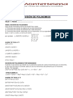 Mat 3B Tema 4 Division de Polinomios