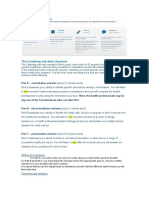 OET - Parts of The Exam