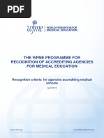 WFME Recognition Criteria 2019