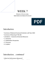 Week 7 - Lecture Slides - Measures of Success