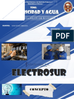 Electricidad y Agua Diapositivas