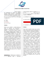 Exercícios Sobre Conjuntos Resolvidos