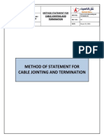 Method Statement For Cable Jointing