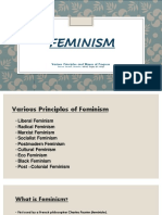 Feminism: Various Principles and Waves of Progress