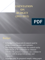 Presentation ON Budget (2011-2012)